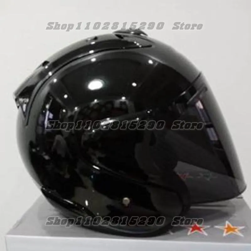 Ram3 Bright Black Halbhelm Herren und Damen Motorrad Off-Road Sommerhelm Downhill Racing Mountain Cross Casco Capacete