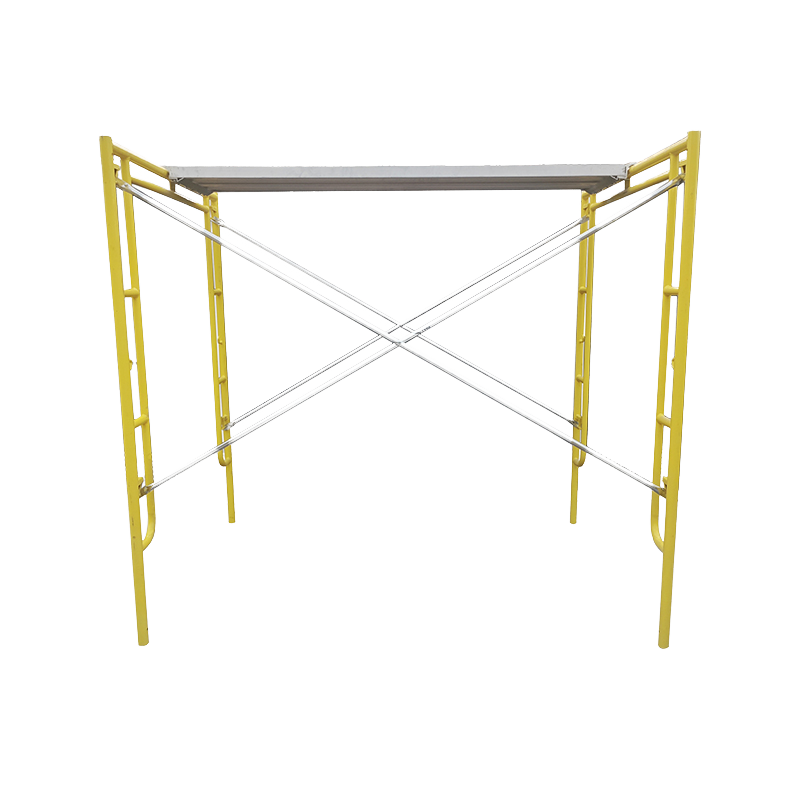 Modern Industrial H Frame Steel Ladder Scaffolding with Powder Coating for Concrete Construction for Hotels