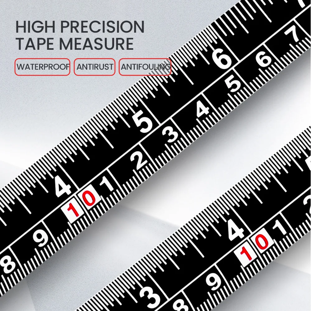 AIRAJ 3M to 10M Metric Self-Locking Tape Measure with Rubberized Coating, High - Precision Straightedge Measuring Tool Hand Tool