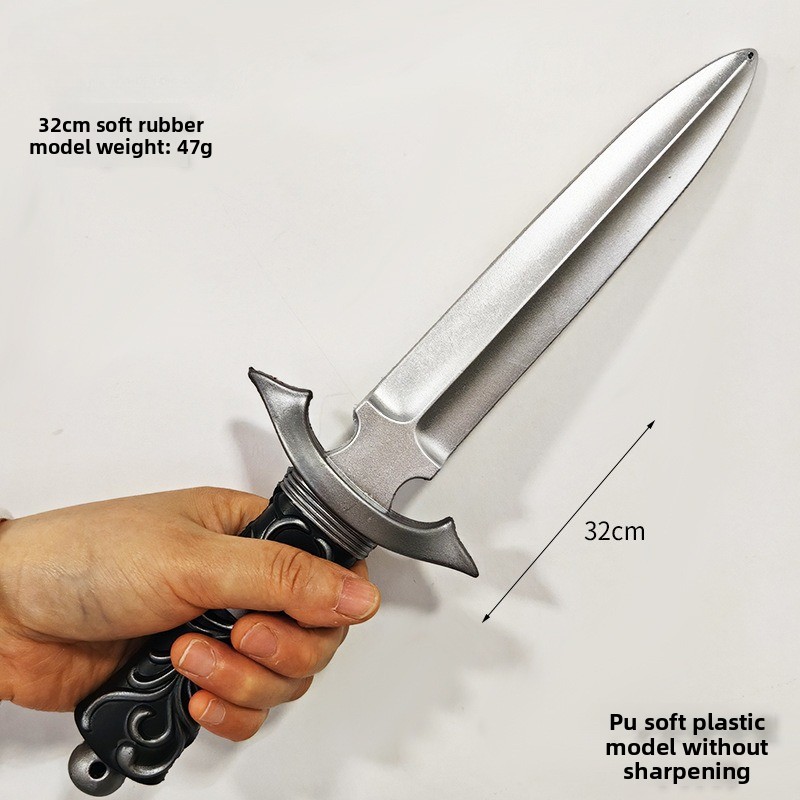 37cm/14.57in The Witcher 3 Katana Samurai Knife Sword PU Weapons Model Props Cosplay Game Peripherals Collectible Ornaments Toys