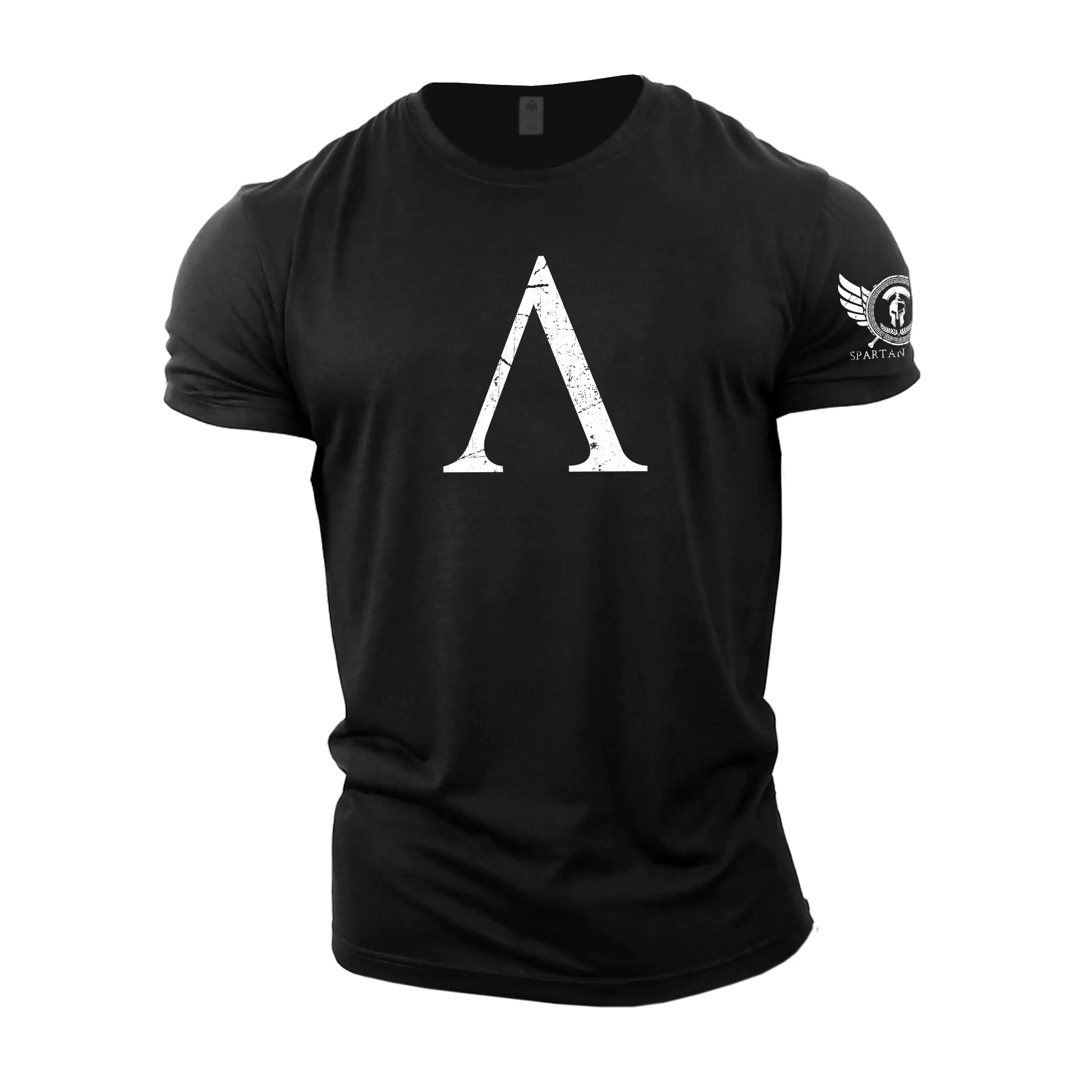 Retro spartan t-shirts roupas masculinas y2k verão manga curta t homem casual topos o-pescoço oversized t camisa ginásio roupas masculinas