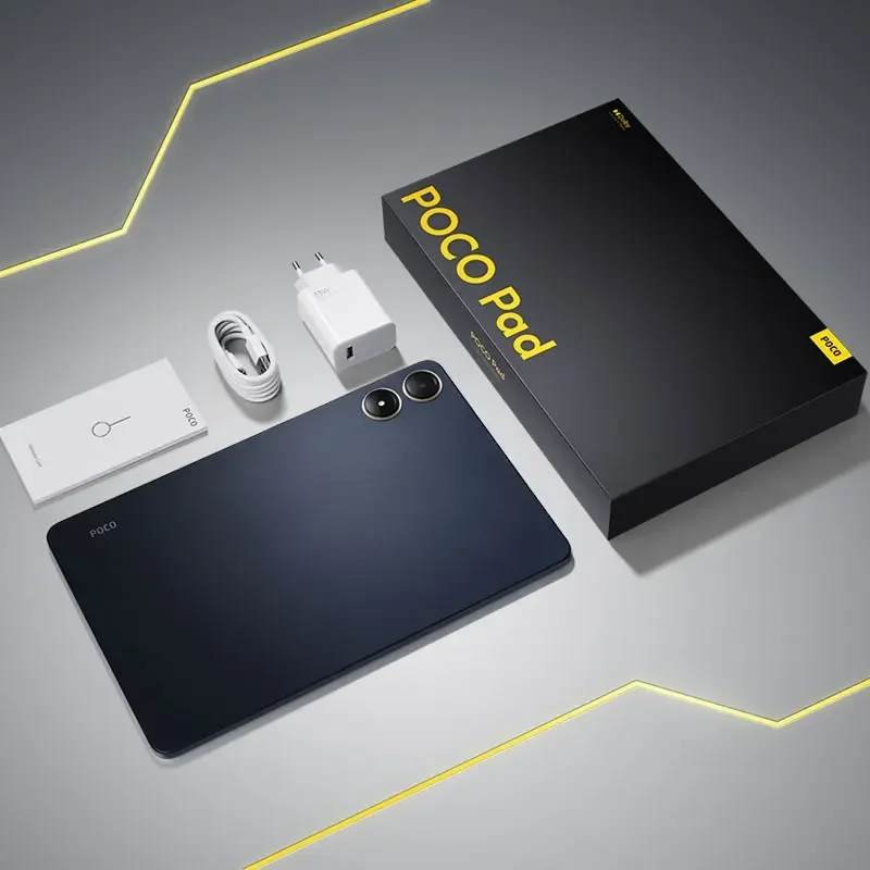 POCO Pad versión Global 12,1 ''120Hz 2,5 K pantalla Snapdragon 7s Gen 2 procesador Octa core 33W 10000mAh batería altavoces cuádruples