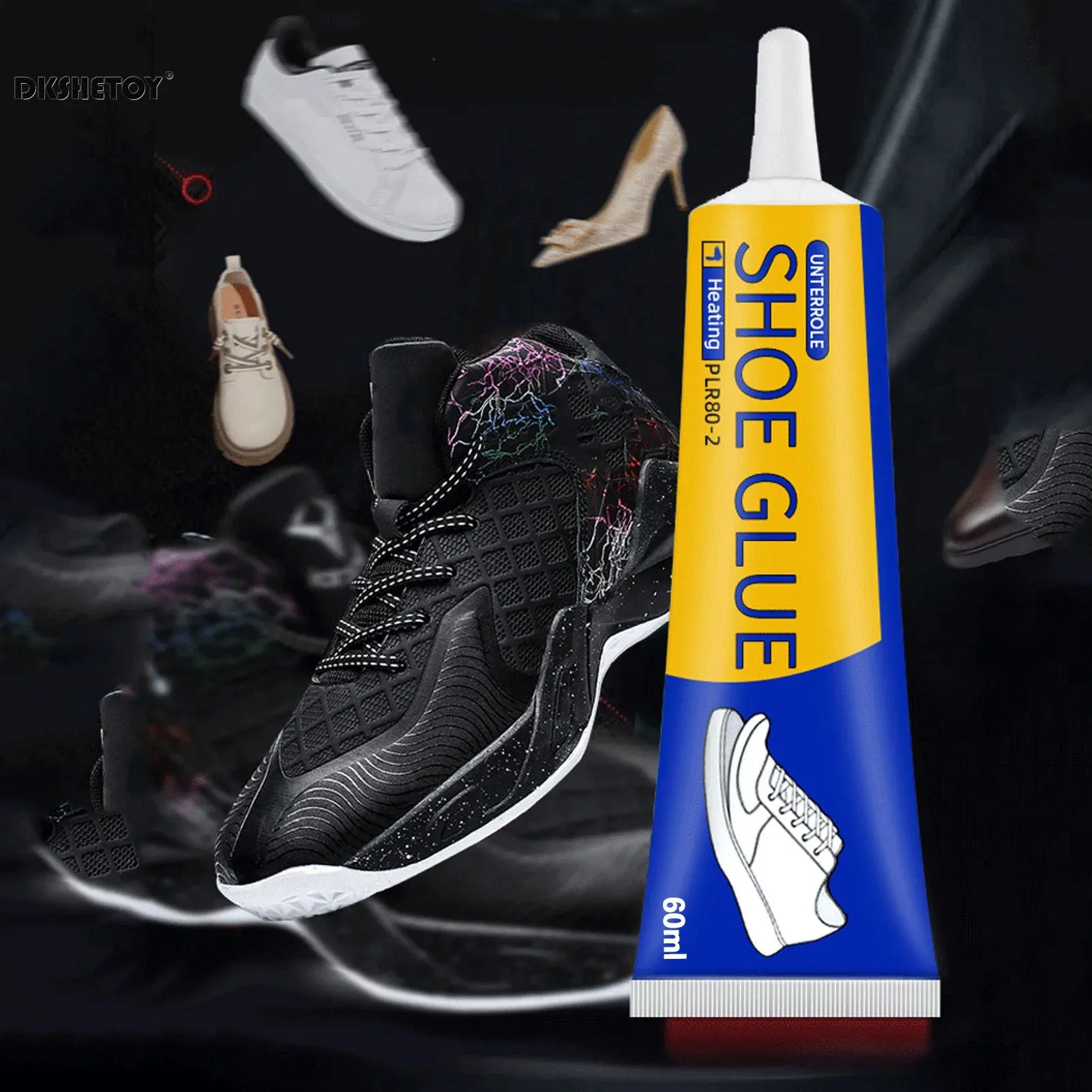60ml Super Strong รองเท้ากาว DIY ซ่อมกาว Universal รองเท้ากันน้ําซีลสําหรับรองเท้าผ้าใบ BOOT หนัง Fast Repair กาว