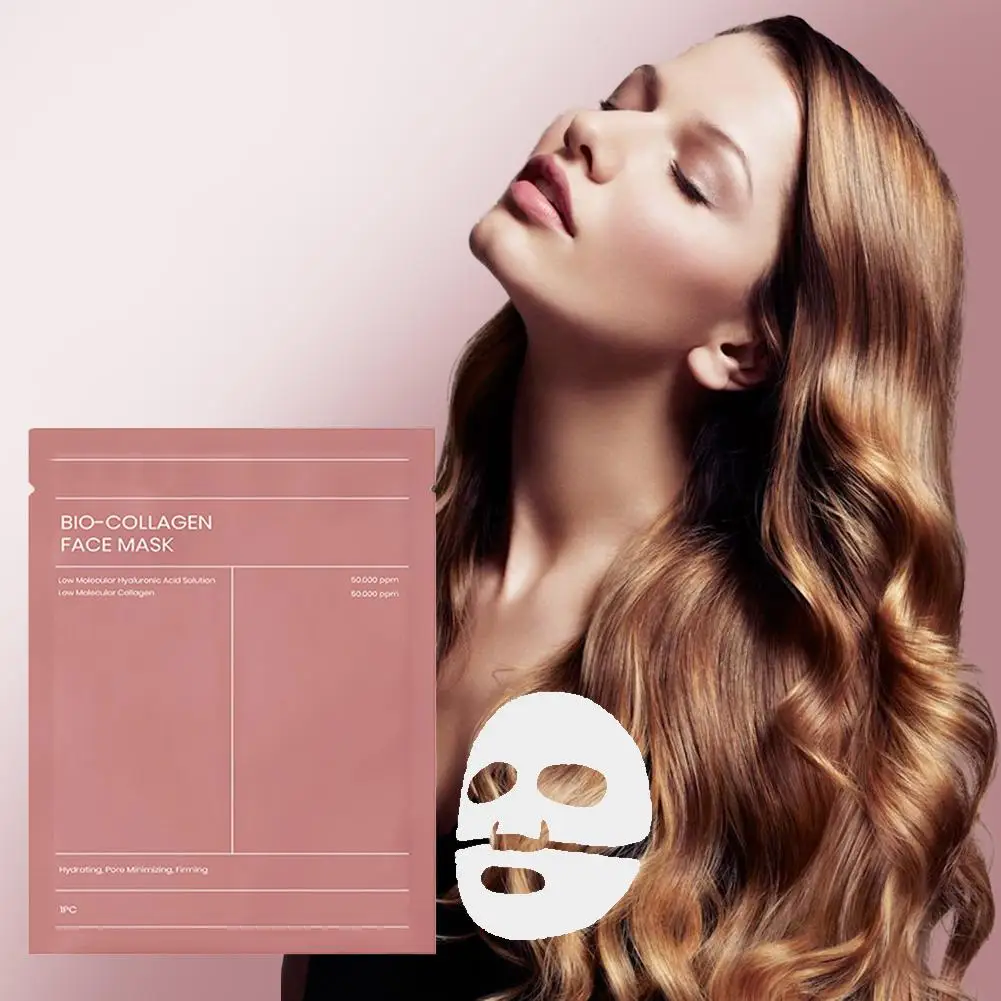 Overnight Bio Collagen Face Mask for Deep Hydration Pore Minimizing Moisturizing Brightening Skin Refreshment Skincare Treatment