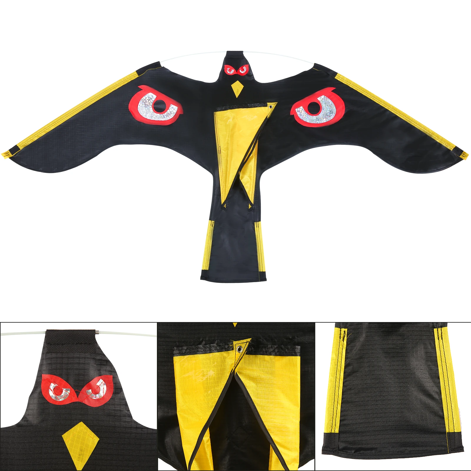 1 ชิ้น Bird Repeller Flying Hawk Kite หุ่นไล่กาตกแต่งกลางแจ้ง Pest Control Repellents สวนอุปกรณ์