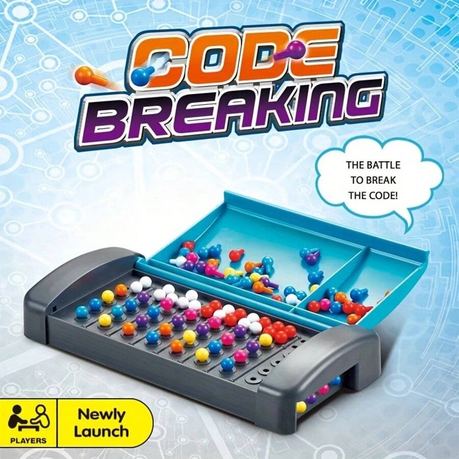 1 Stück Logic Reasoning & Password Cracking Puzzle Tabletop Dekompressionsspiel, Brettspiele für Kinder