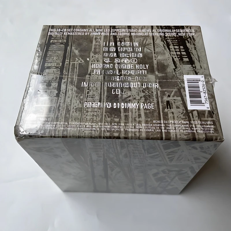 ヨーロッパで有名なロックバンド音楽セット、ヘビーメタルバンド、クラシックCDディスク、10CDのフルセット