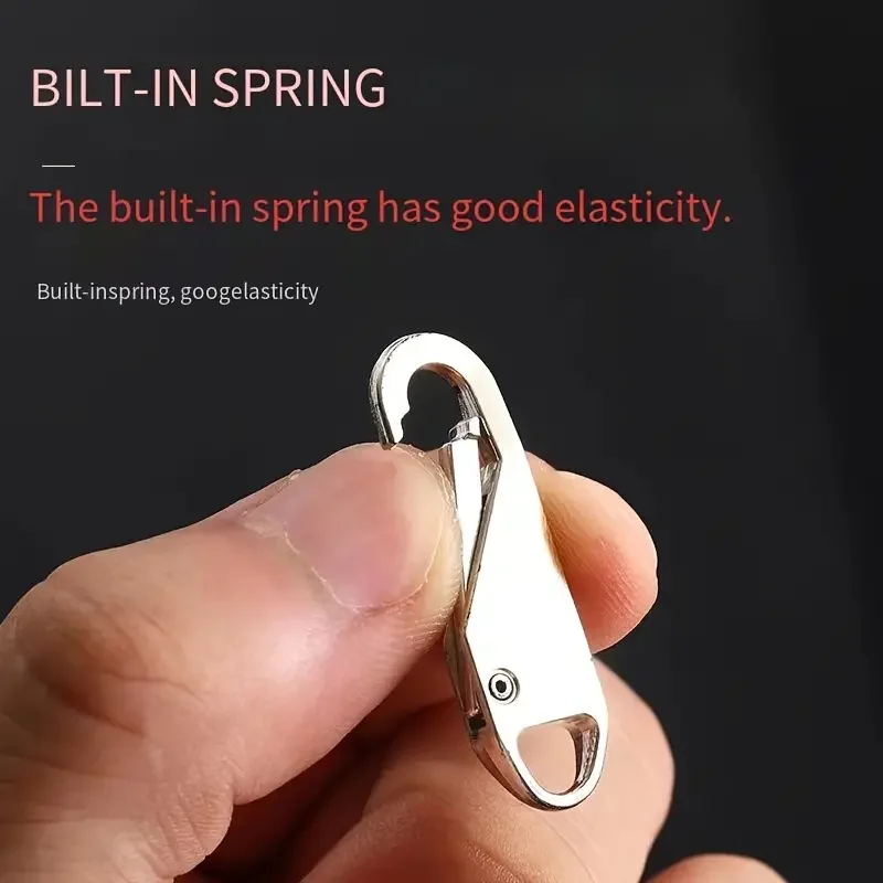 5 Stuks Rits Pull Vervanging Rits Reparatie Kit Rits Slider Pull Tab Universele Rits Fixeermiddel Metalen Rits Hoofd