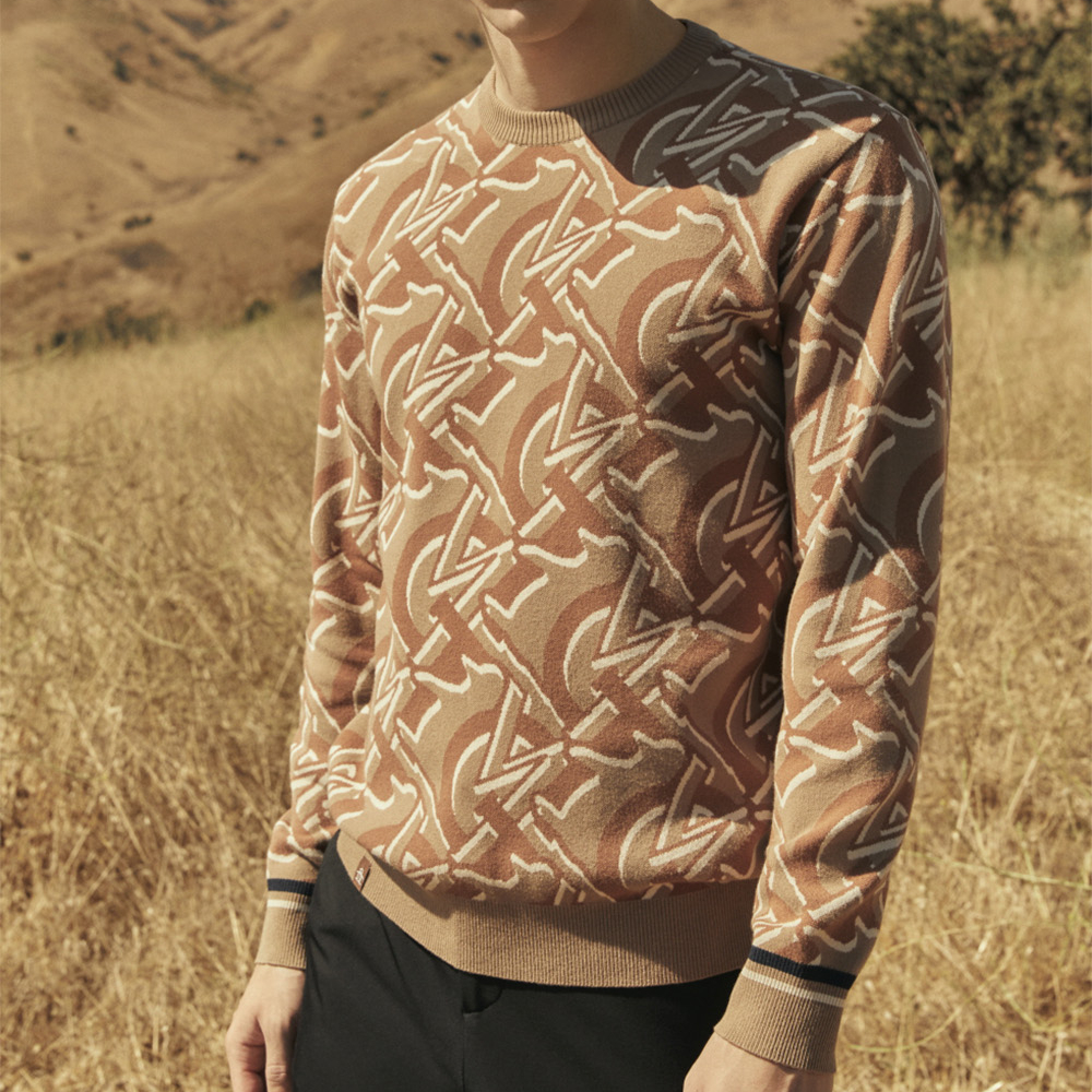 MUNSINGWEAR 新しいメンズニットセーターハイエンドブランドスポーツ長袖ゴルフプルオーバー高級デザインファッション