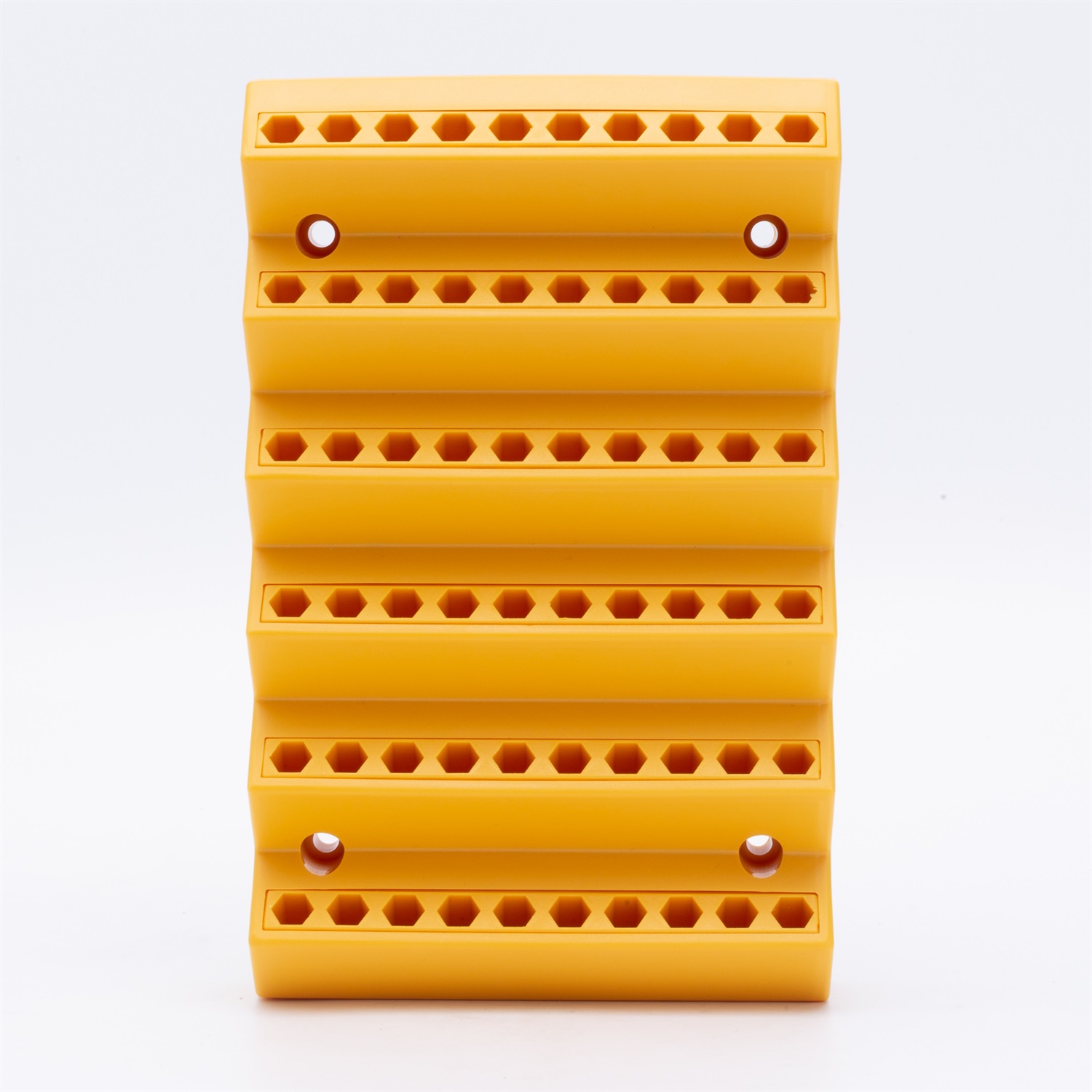 70 Slot Hex Bit Holder Organizer เจาะ Bit Storage เครื่องตัดเจาะ 1/4 นิ้ว Hex ไขควง Bit Organizer