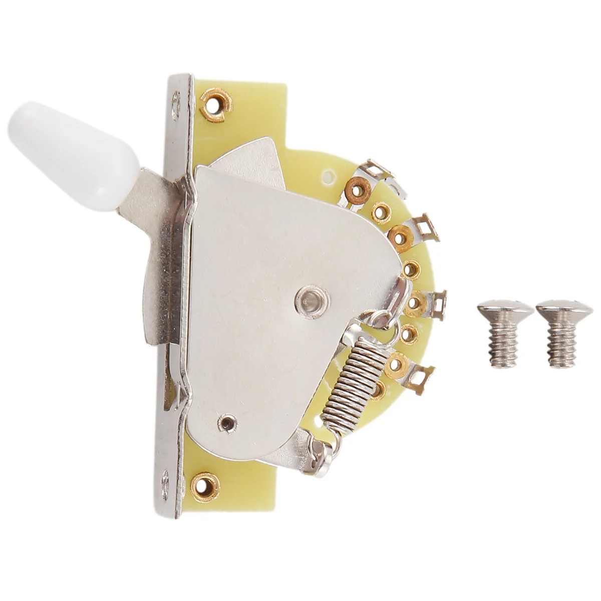 A71P Selector de interruptor de palanca de 5 vías Interruptor de tono de cinco velocidades Accesorios de guitarra para piezas de guitarra eléctrica SQ Reemplazo Blanco