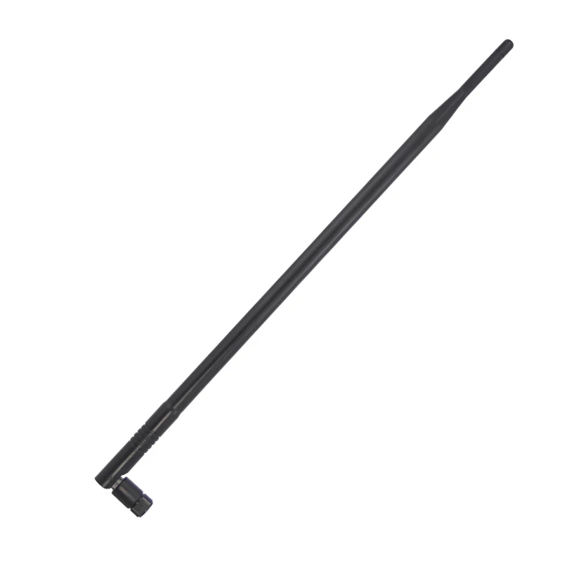 Antenna 2.4G/5.8G SMA Maschio 12dBi Ad Alto Guadagno RP-SMA Maschio Omni Pieghevole Antenna per Router Wireless Ripetitore di Rete Scheda Netword