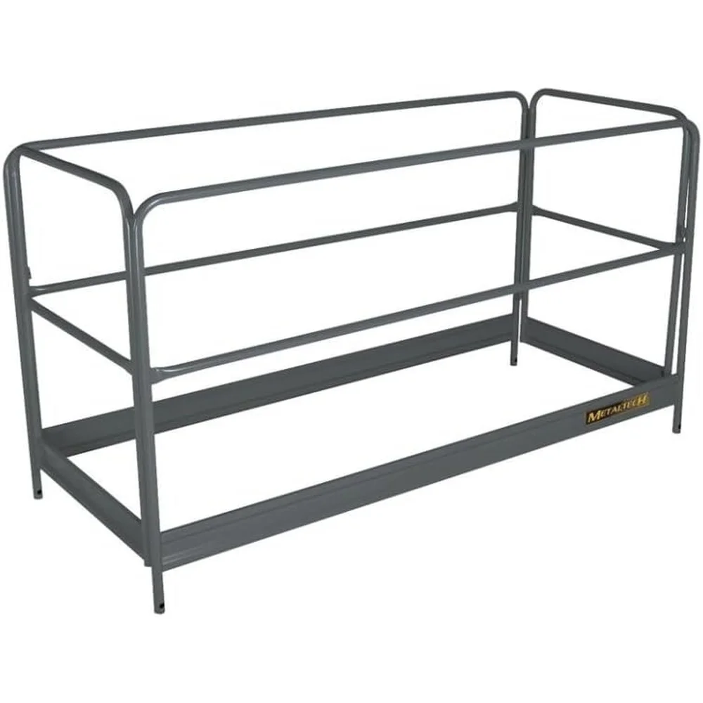 BMSGR Guardrail Scaffold with Gates and Toggle Pins Enhanced Safety Outdoors Construction Heavy Duty 60lbs Durable Platform