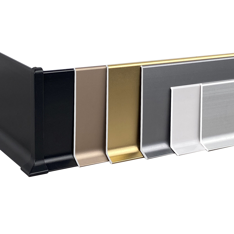 Aluminum Alloy Skirting Line, Seamless, Extremely Narrow, Thickened, High-End Skirting Line, Anodized Invisible Metal