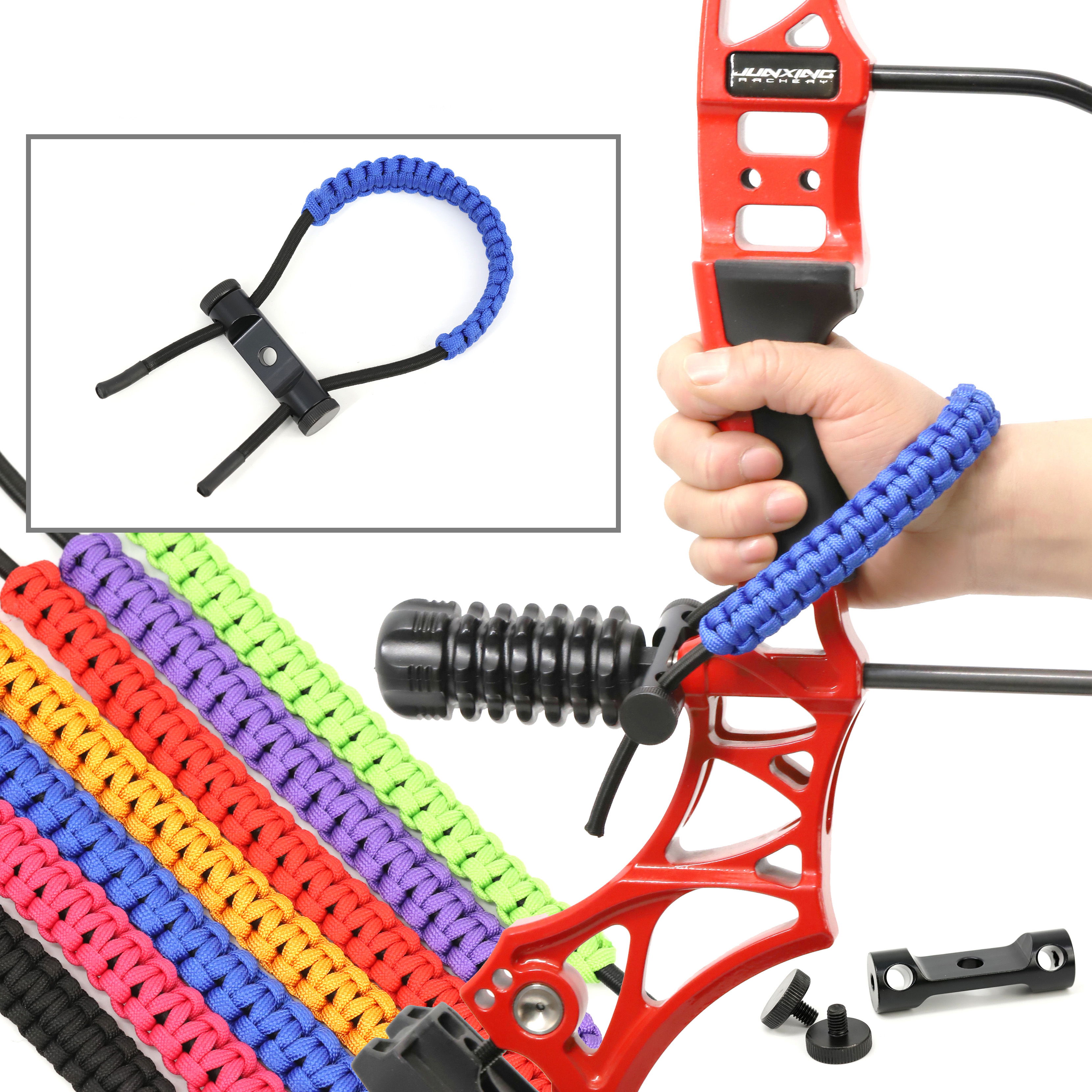 Ремень для стрельбы из лука, стрельба по мишеням, регулируемая металлическая втулка для охоты