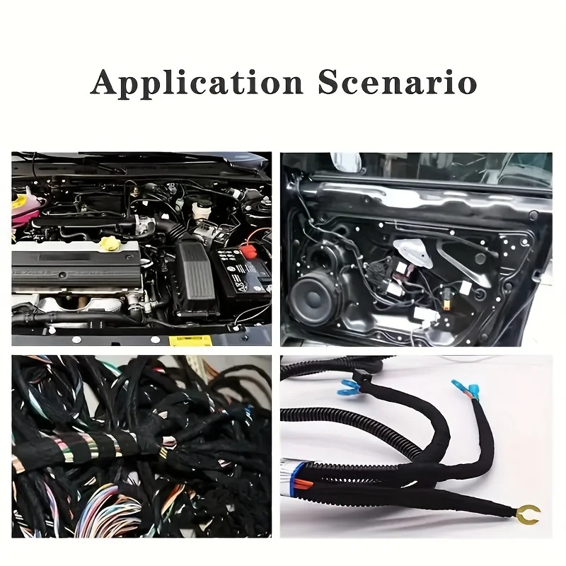 Vano motore per auto con isolamento resistente alle alte temperature, tessuto per nastro elettrico in velluto ignifugo