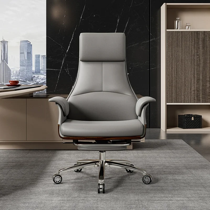 Silla de jefe cómoda para el hogar y la Oficina, sillón reclinable con función de siesta para sentarse durante mucho tiempo, uso en computadora