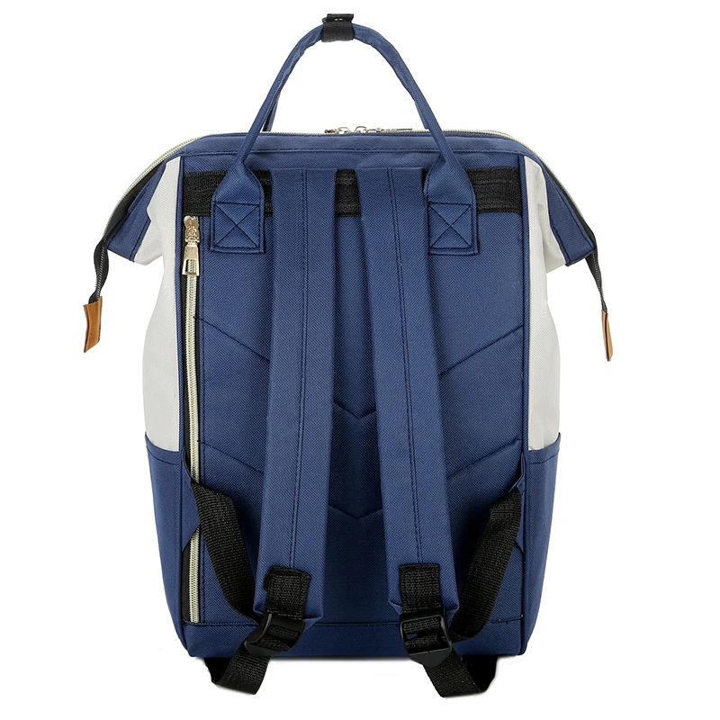 Mochila de viagem multifuncional com isolamento térmico de grande capacidade com zíper para mamãe