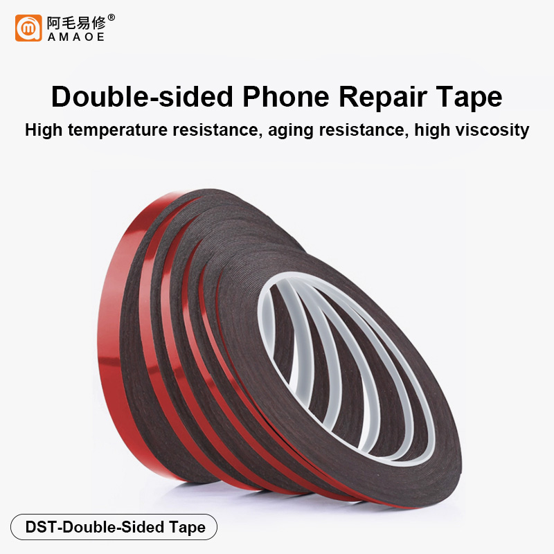 AMAOE 0.03mm Double Sided Adhesive Tape for Mobile Phone Tablet Repair LCD Screen Back Cover Sealing Tape