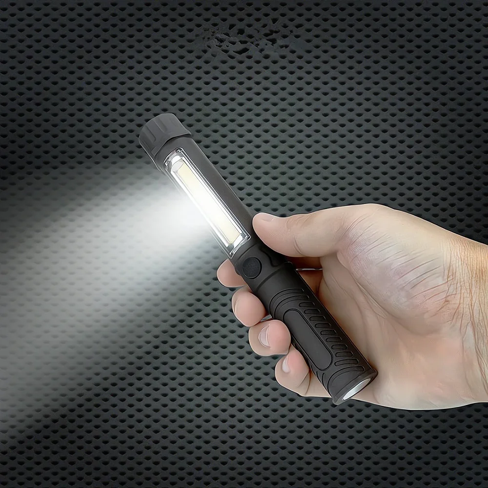 Mini caneta lanterna multifuncional lâmpada led portátil noite luz de trabalho inspeção base magnética à prova dwaterproof água acampamento pesca ciclismo