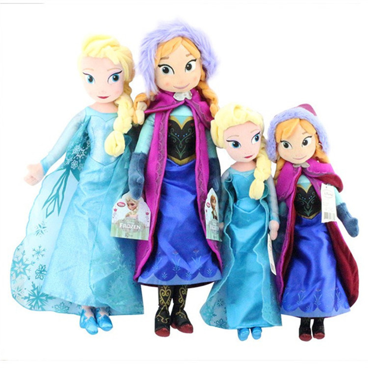 Disney congelado elsa anna princesa boneca de pelúcia olaf boneco de neve gelo sven flareon bruni brinquedo meninas crianças presentes de natal