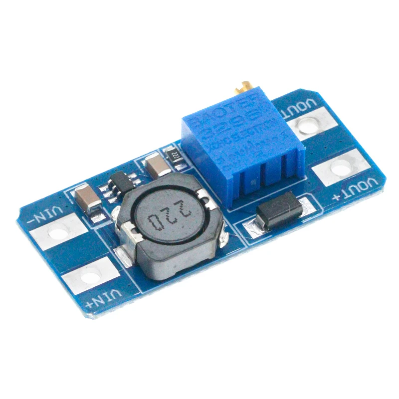 5 Chiếc MT3608 DC-DC Bước Lên Bộ Chuyển Đổi Tăng Áp Mô Đun Cung Cấp Năng Lượng Tăng Cường Bước Lên Ban Đầu Ra Tối Đa 28V 2A Cho Arduino Diy