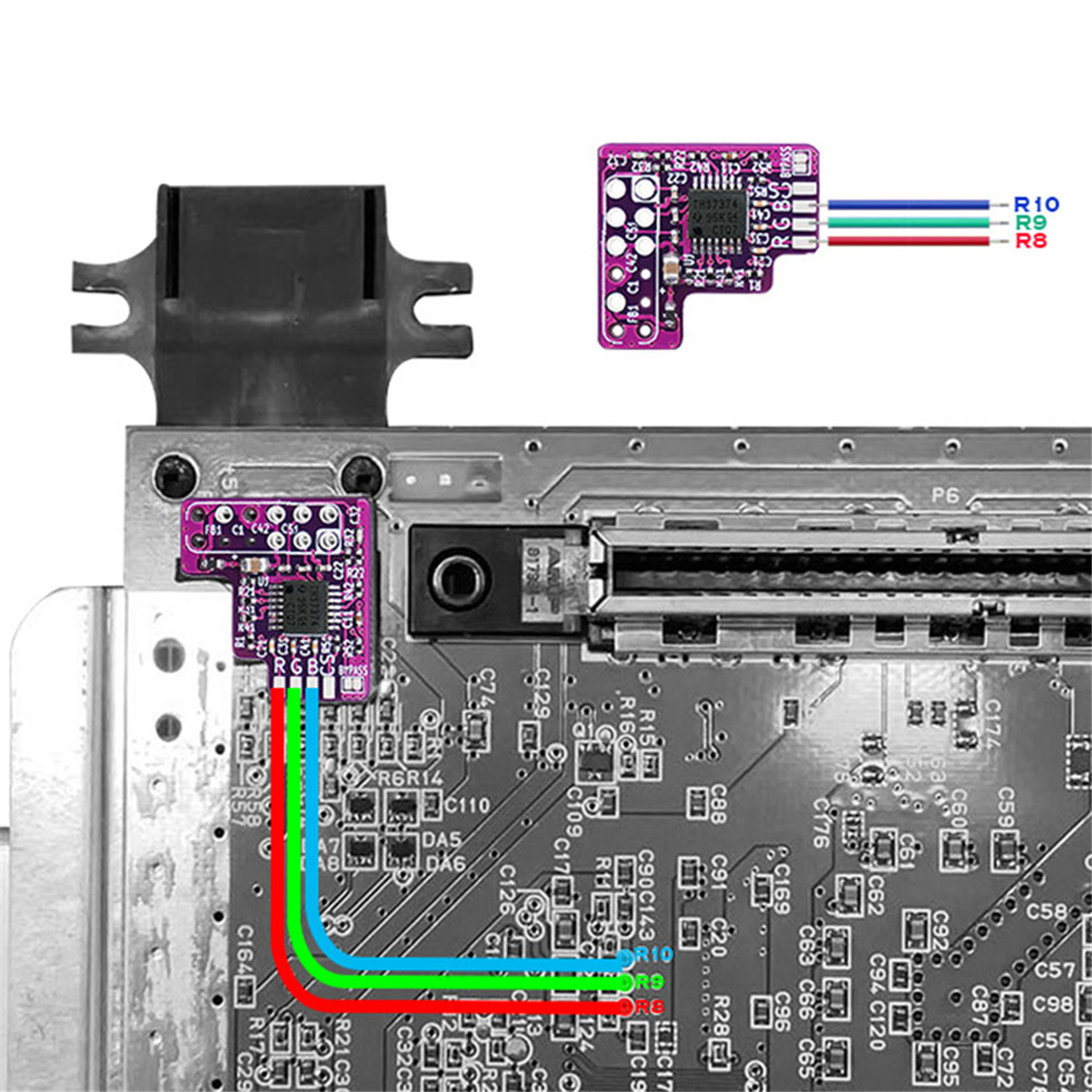 N64 RGB MOD Kit for N64 NTSC Consoles RGB Module Chip for Nintendo 64 NTSC Modified RGB Output Module