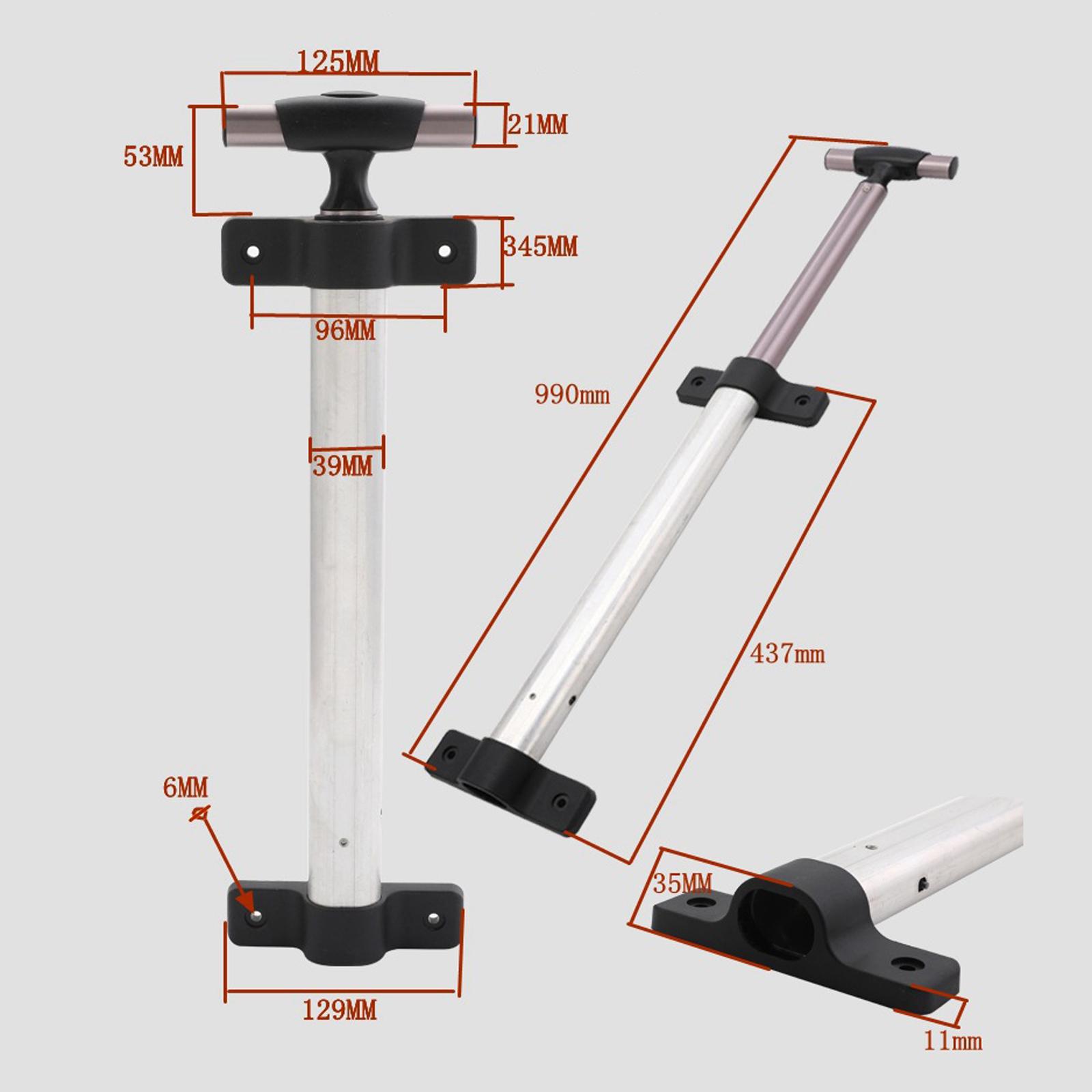 Accesorios de viaje con mango telescópico para equipaje, repuestos compactos, mango de equipaje portátil, varilla de arrastre para maleta para mochila escolar