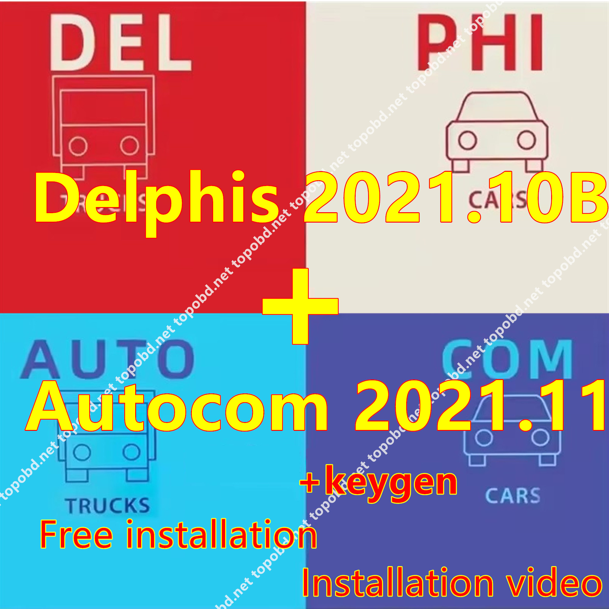 Новинка 2024 года для Autocom 2021.11 + Delphi 2021.10b + Keygen Hot Softwares, диагностические инструменты для автомобилей, грузовиков, Obd-сканер VCI AK DS150E link