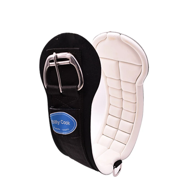 Cincha de caballo occidental, espuma desmontable, resistente al frío, resistente al desgaste, rollo que absorbe el sudor, cincha con hebilla cómoda