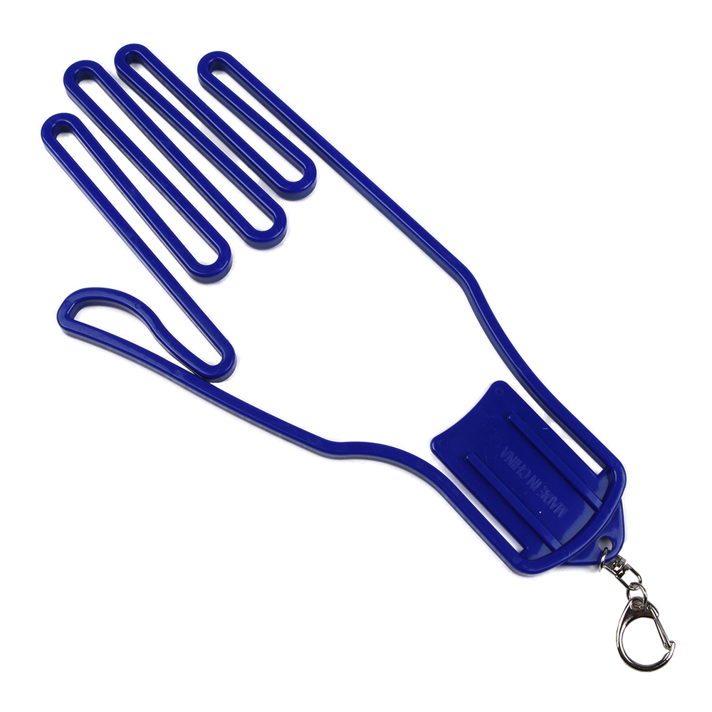 Rack de extensão de luva de golfe pendurado titular luva shaper suporte de luva de plástico com fivela de metal acessórios de golfe