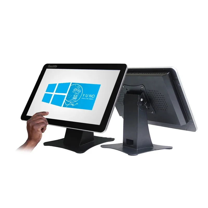 15.6" Celeron J1900 Core i3 i5 Win7 Win10 Touch POS Monitor Touchscreen All-in-One PC