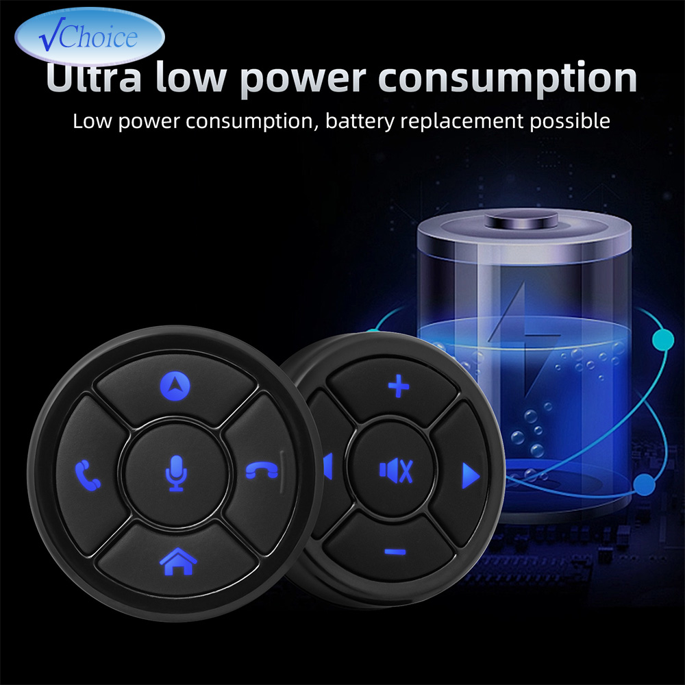 10 Keys Wireless Car Steering Wheel Control Button for Car Radio DVD GPS Multimedia Bluetooth-compatible Remote Control Button