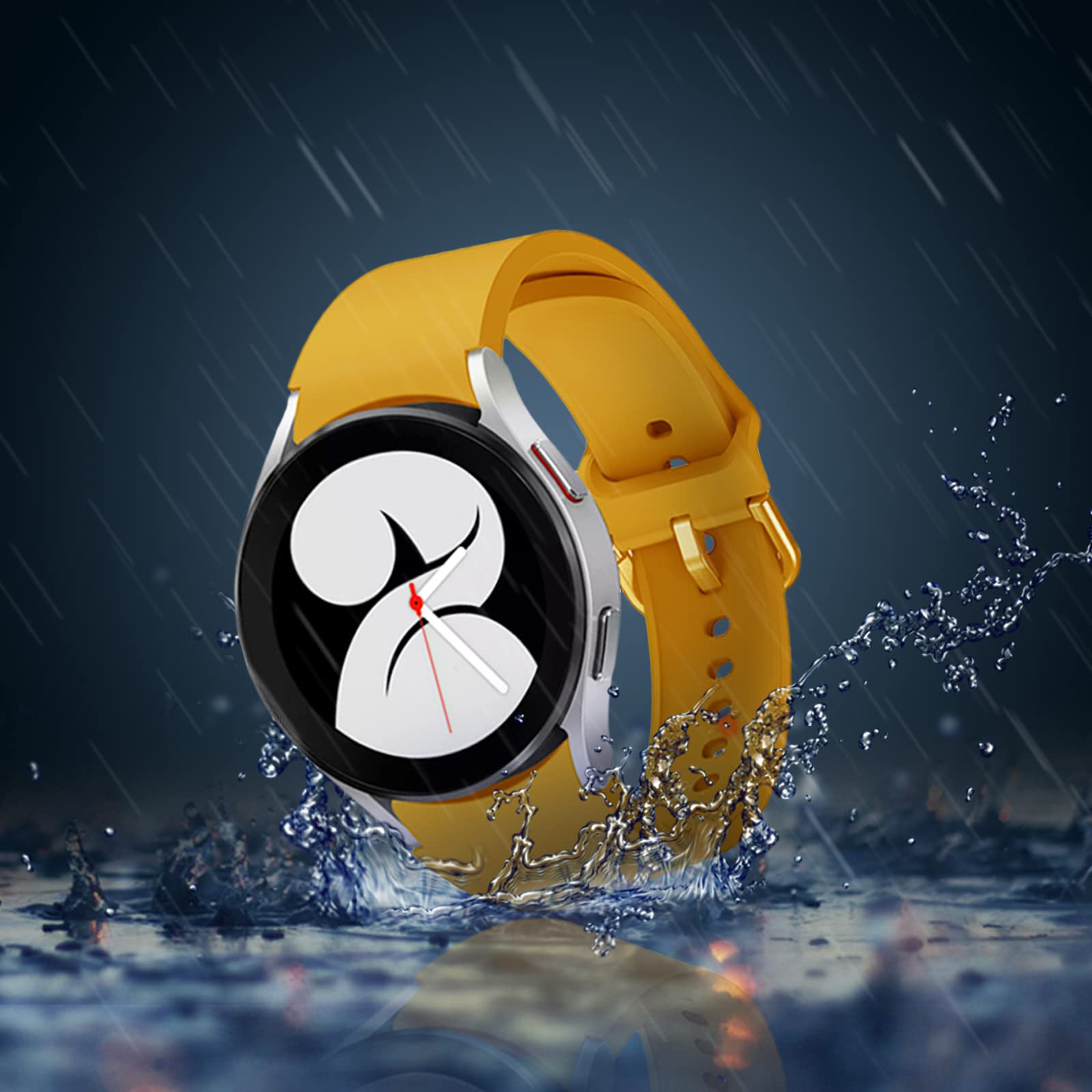 サムスンギャラクシーウォッチ用ウォッチストラップ,サムスンギャラクシーウォッチ用シリコンストラップ,クラシック5プロ,46mm, 45mm, 47mm, 43mm, 20mm, 44mm, 40mm, 6 5、4