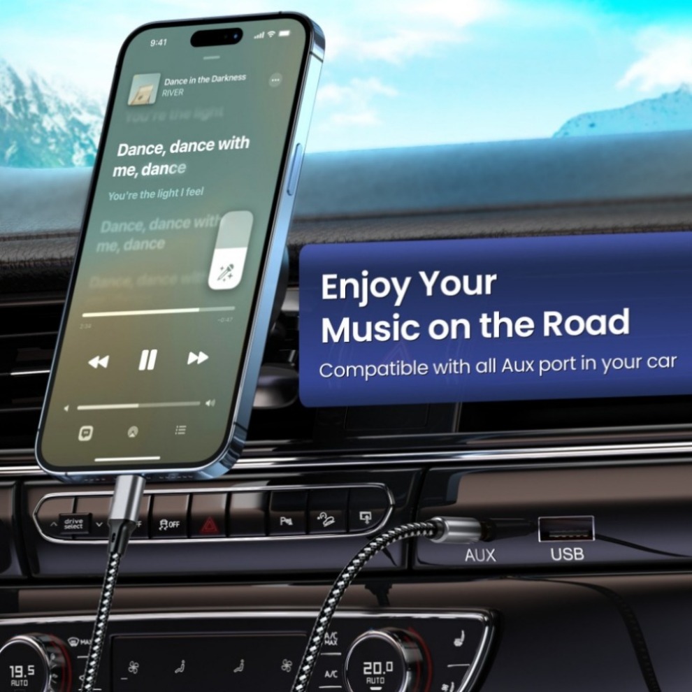 USB Type C to 3.5mm Aux Audio Cable Headset Speaker Headphone Jack Adapter Car Aux for Samsung iPhone15 Xiaomi HUAWEI Aux Cable