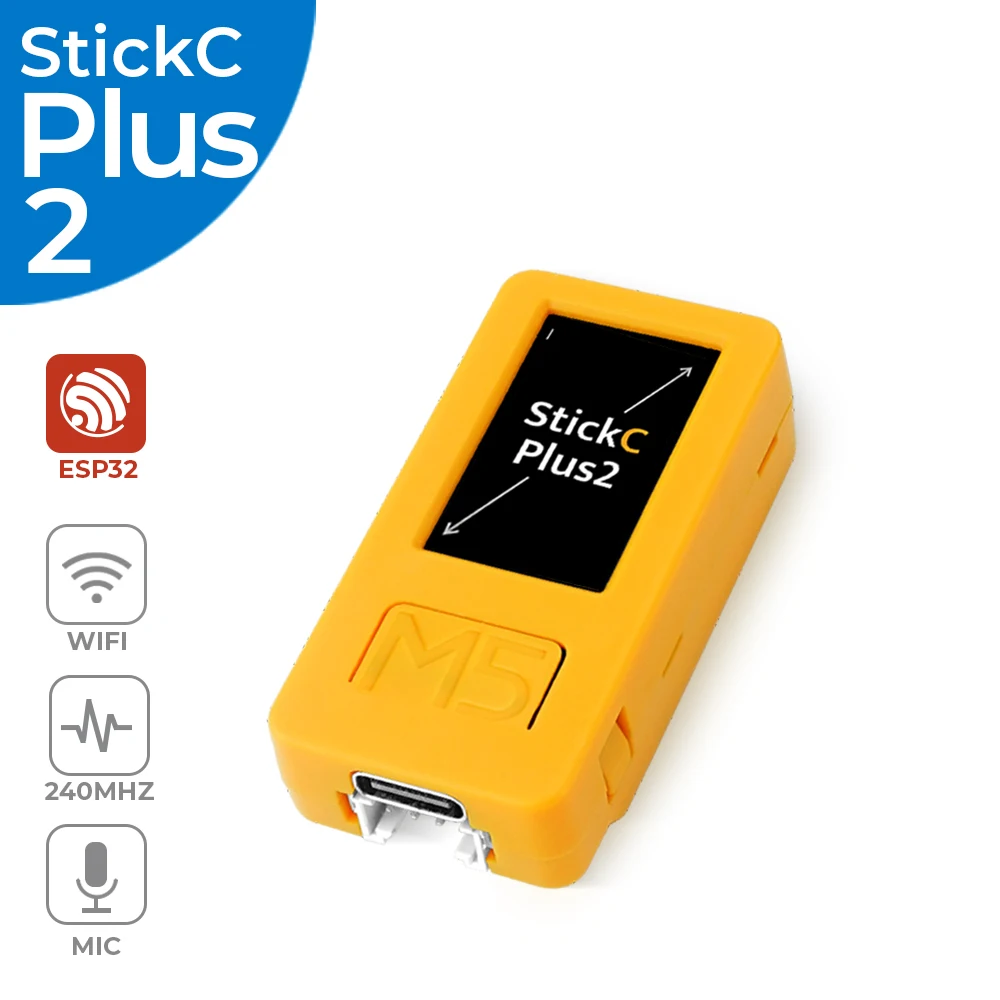 M5Stack 공식 M5StickC PLUS2 ESP32-PICO 미니 IoT 개발 키트 IR 및 WiFi 1.14인치 TFTScreen IoT 컨트롤러