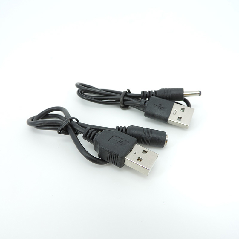 USB A 2.0 Stecker auf 1,35 x 3,5 mm Gleichstrombuchse Stecker Buchse Kabel Gleichstromverlängerung Ladekabel Q1