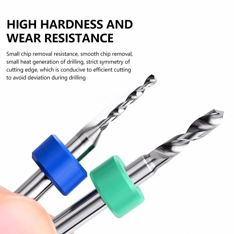 XCAN 10 Chiếc 2.1 Sang 3.0Mm PCB Bộ Mũi Khoan Cho Khoan In Bảng Mạch Carbide Máy CNC mini Khoan