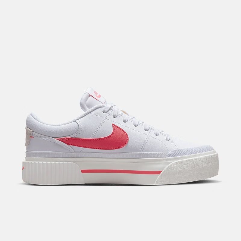 Zapatillas deportivas NIKE COURT LEGACY LIFT para mujer, zapatos informales con suela gruesa, zapatos retro de moda con aumento