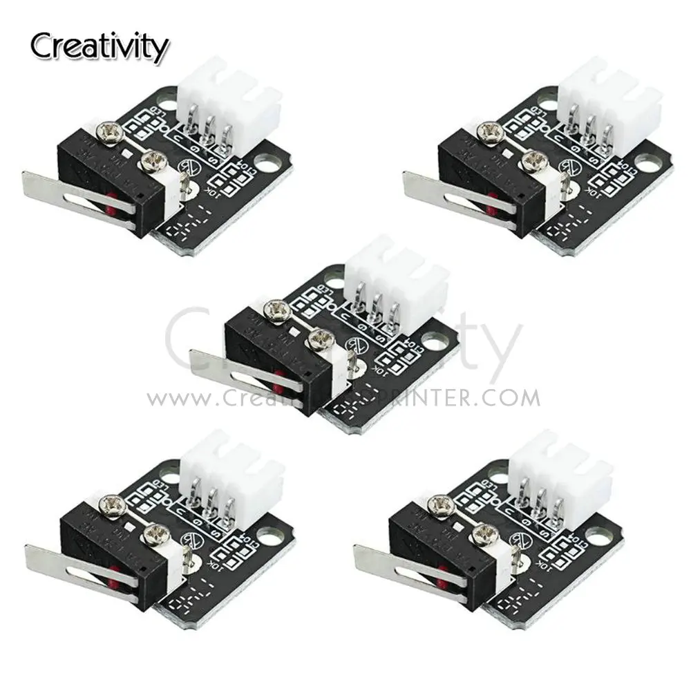 5 X/Y/Trục Z Cấp Dừng Lại Hạn Chế Công Tắc 3Pin N/O N/C Điều Khiển dễ Dàng Sử Dụng Micro Switch Cho CR10 Series Ender 3 3D Máy In Phần