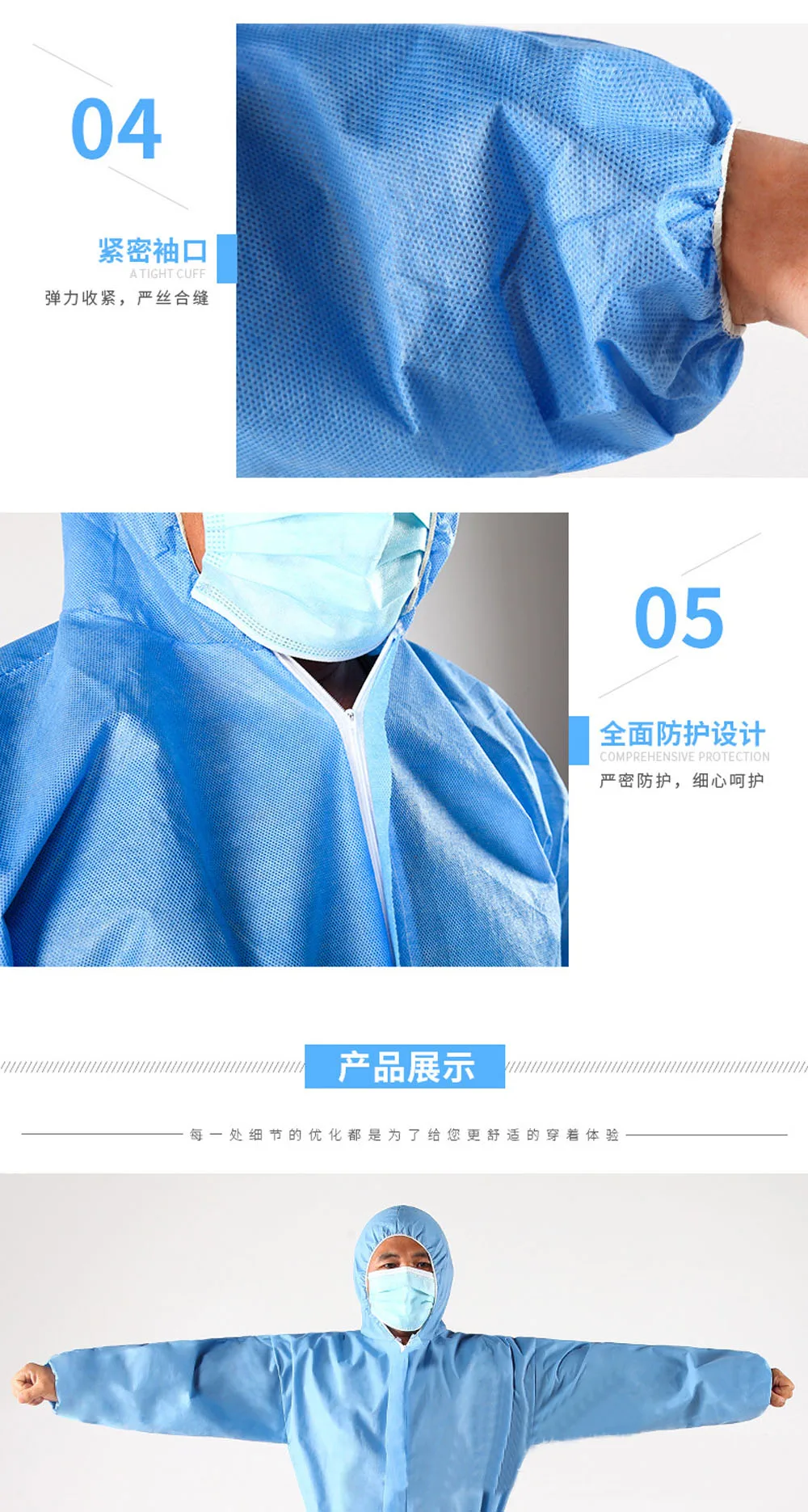 Ngành Công Nghiệp Dùng Một Lần Vải Không Dệt Bảo Vệ Thoáng Khí Chống Bụi An Toàn Quần Áo Làm Việc Spary Tranh Quần Áo Tổng Thể Phù Hợp Với