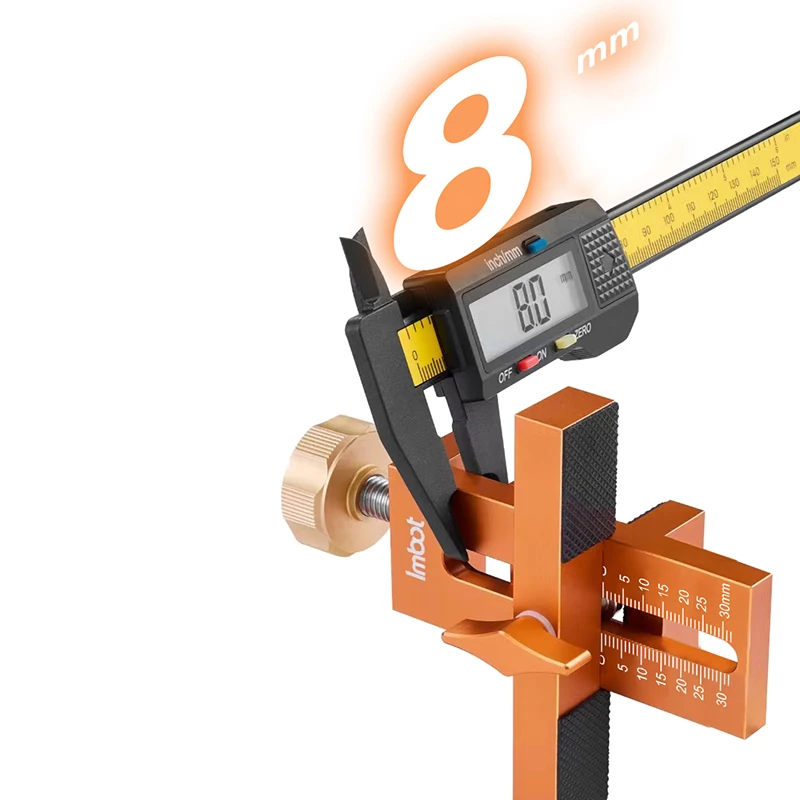 Cabinet Door Mounting Jig, with Support Arm&Clamp, Aluminum Alloy Body Tool for Installing Cabinets with Face Frame or Frameless