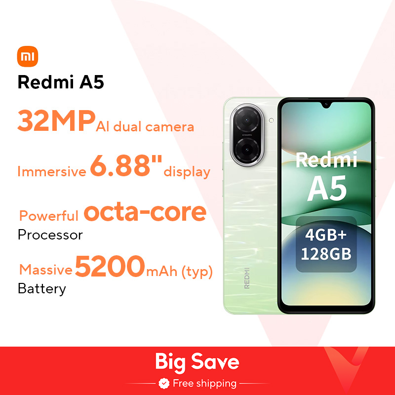 Xiaomi Redmi A3 Global Versie Smartphone Mediatek Helio G36 6.71 Inch HD Scherm Dual Camera 5000mAh Batterij 10w Snel opladen