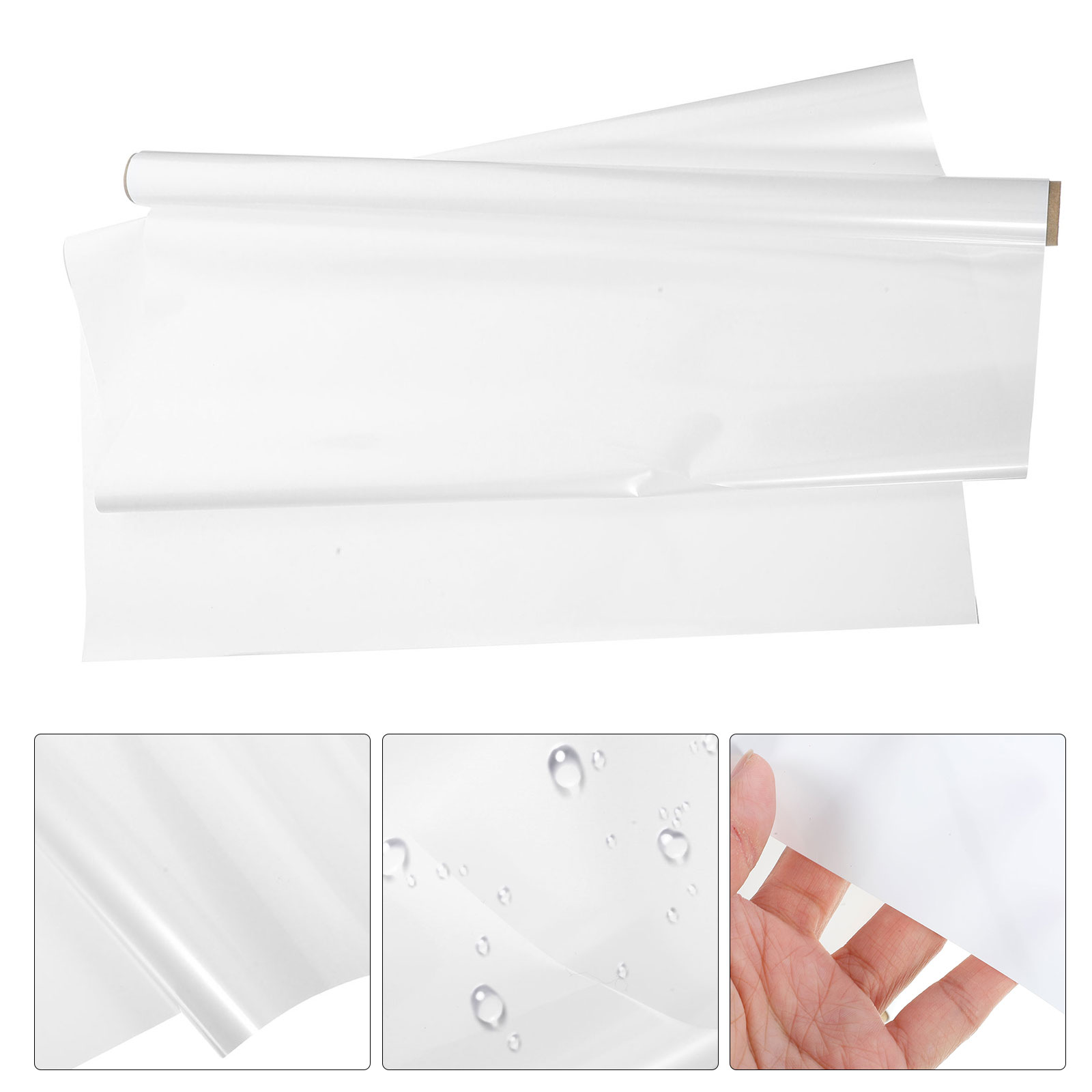 1ชุดDryEraseSheetไวท์บอร์ดสติกเกอร์ขนาดใหญ่DryEraseBoardไวท์บอร์ดวอลล์เปเปอร์PeelStickไวท์บอร์ดนักเรียนBlackboards