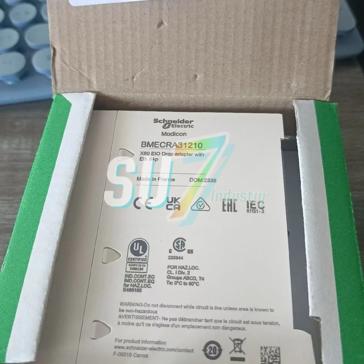 Nowy w pudełku moduł PLC BMECRA31210 BMEXBP0400