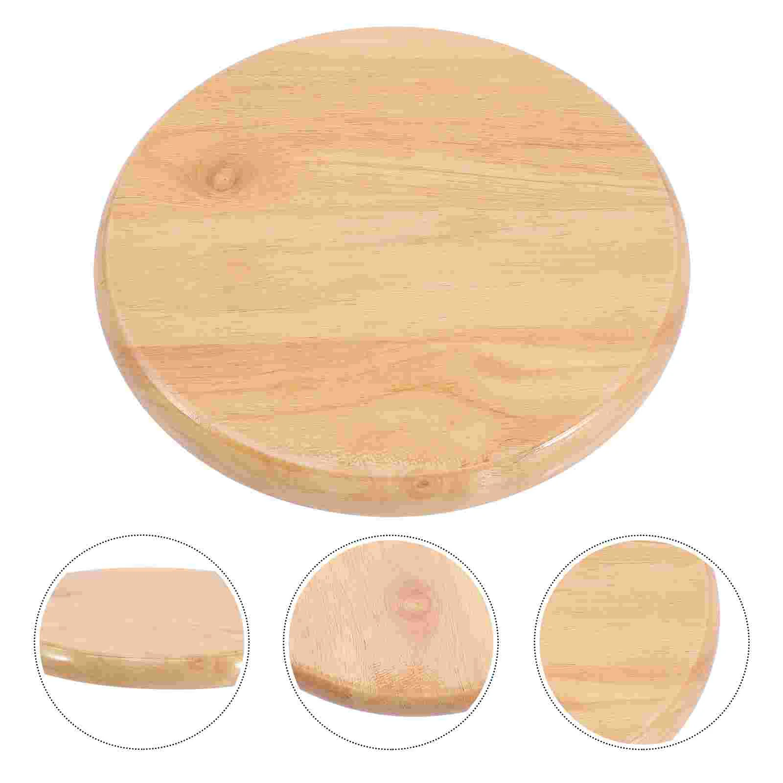 Wooden Round Stool Seats Replacement 29 5CM Diameter Sturdy Safe Materials Restaurant Hotel Bar Use Lasting