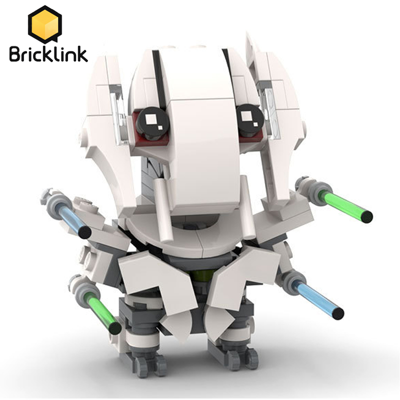 Bricklink MOC スター映画アクションフィギュア Brickheadz セットグリーヴァスバトルドロイドモデルコレクションビルディングブロック子供のおもちゃギフト