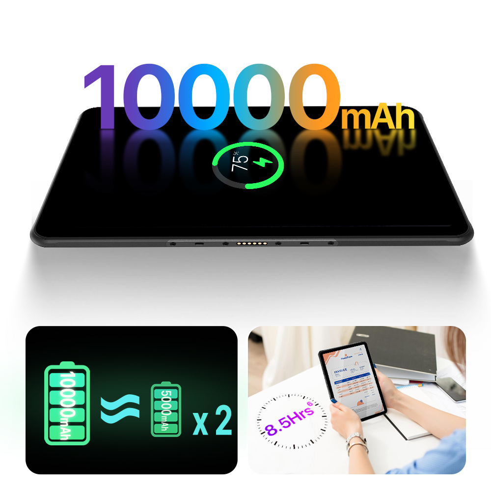 [Estreno mundial] tableta inteligente UMIDIGI Active T1 11 "2K HD Android 13 Unisoc T616 8GB 128GB 10000mAh Mega batería tableta resistente