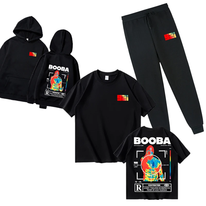 B2O-sudaderas con capucha para hombre, camisetas de manga corta de algodón con estampado 92i, pantalones de chándal informales para mujer, jerséis con capucha