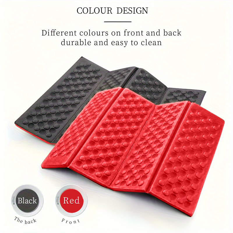 Waben-Massagematte, 6-fach, XPE-Kissen, Outdoor, Wandern, Camping, Training, Park, faltbares Kissen, Picknick, Sitzen, feuchtigkeitsbeständiges Pad